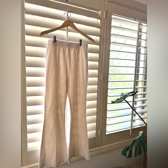 aerie ribbed flare lounge pants - Picture 1 of 3